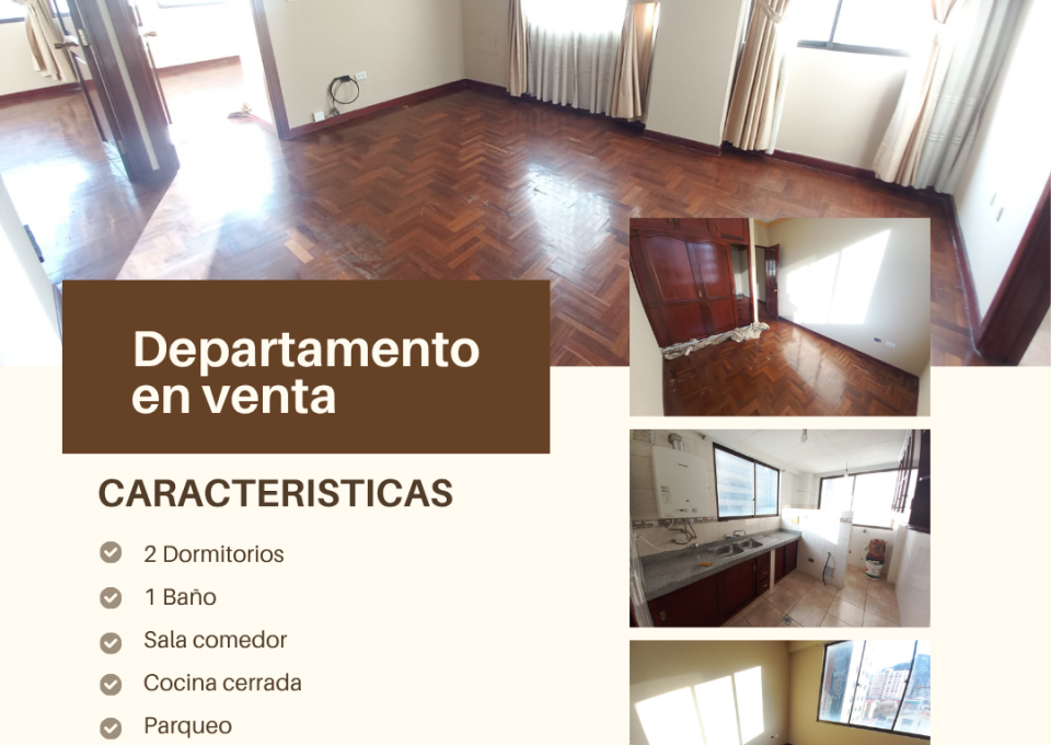 Sopocachi departamento en venta